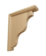 Ekena Millwork Bkt02X09X11Hachcase6 Hamilton Traditional Wood Brackets 2 14W X 9D X 11H 6Pack Cherry