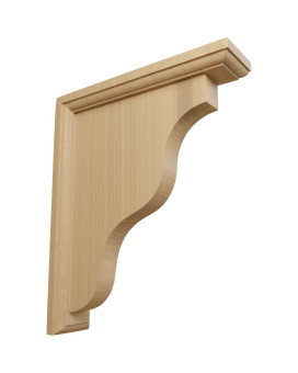 Ekena Millwork Bkt02X09X11Hachcase6 Hamilton Traditional Wood Brackets 2 14W X 9D X 11H 6Pack Cherry