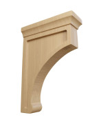 Ekena Millwork Bktw02X07X10Gochcase4 Large Gomez Wood Wood Brackets 2 12W X 7D X 10H 4Pack Cherry