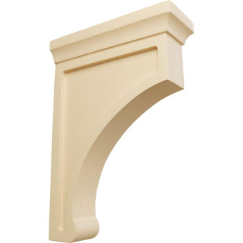 Ekena Millwork Bktw02X07X10Gomacase6 Large Gomez Wood Wood Brackets 2 12W X 7D X 10H 6Pack Maple