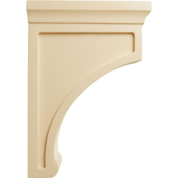 Ekena Millwork Bktw02X07X10Gomacase6 Large Gomez Wood Wood Brackets 2 12W X 7D X 10H 6Pack Maple