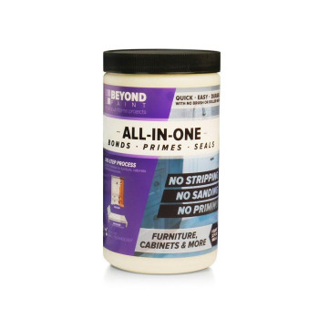 Beyond Paint Furniture Cabinets And More Allinone Refinishing Paint Quart Of Bright White