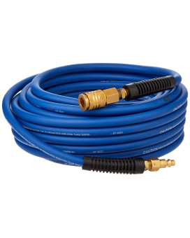 Estwing E1450Pvcr 14 X 50 Pvc Rubber Hybrid Air Hose With Brass 14 Npt Industrial Fitting And Universal Quick Connect C