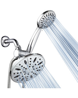 Aquadance 7 Premium High Pressure 3Way Rainfall Combo Combines The Best Of Both Worldsenjoy Luxurious Rain Showerhead And 6