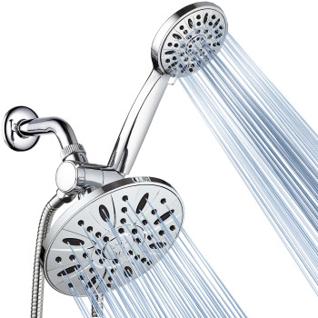 Aquadance 7 Premium High Pressure 3Way Rainfall Combo Combines The Best Of Both Worldsenjoy Luxurious Rain Showerhead And 6