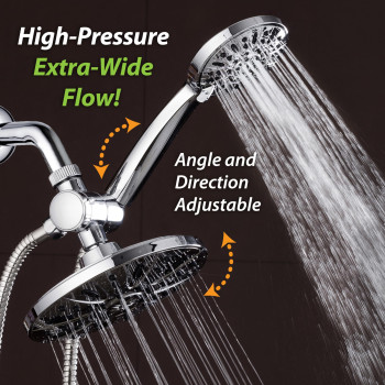 Aquadance 7 Premium High Pressure 3Way Rainfall Combo Combines The Best Of Both Worldsenjoy Luxurious Rain Showerhead And 6