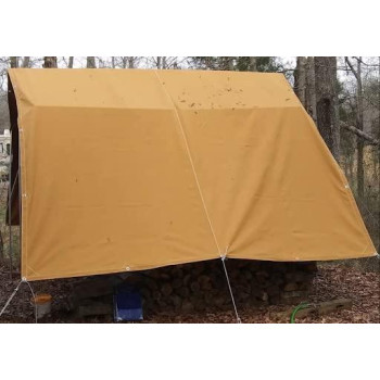 Mytee Products 12 X 20 Tan Canvas Tarp 12Oz Heavy Duty Water Resistant