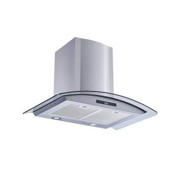 Winflo 30 In Convertible Stainless Steelglass Wall Mount Range Hood With Mesh Filters And Touch Sensor Control