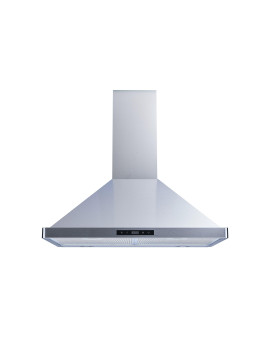 Winflo 30 In Convertible Stainless Steel Wall Mount Range Hood With Aluminum Mesh Filters And Touch Sensor Control