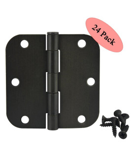 24 Pack Cosmas Oil Rubbed Bronze Door Hinge 35 Inch X 35 Inch With 58 Inch Radius Corners 37540