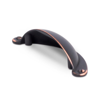 Birdrock Home Decorative Handle Pull Oil Rubbed Bronze 25 Pack 25 Inch Kitchen Cupboard Furniture Cabinet Hardware Drawer