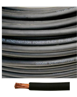 10 Gauge 10 Awg 20 Feet Black Welding Battery Pure Copper Flexible Cable Wire Car Inverter Rv Solar