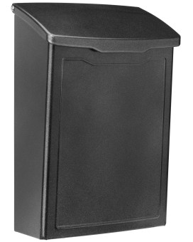 Architectural Mailboxes 2681P Pewter Marina Wall Mount Mailbox Small