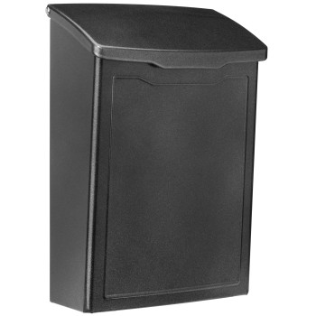 Architectural Mailboxes 2681P Pewter Marina Wall Mount Mailbox Small