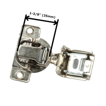 2 Pack Rok Hardware Grass Tec 864 108 Degree 114 Overlay 3 Level Soft Close Screw On Compact Cabinet Hinge 04547A15 3Way A