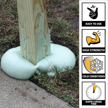 Sika Postfix Fence Post Mix Mixinthebag Expanding Foam For Supporting Nonstructural Posts Fence Mailbox And Sign Posts