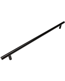 Cosmas 305320Fb Flat Black Cabinet Hardware Euro Style Bar Handle Pull 1258 Inch 320Mm Hole Centers 15 Overall Lengt