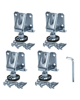 Rok Hardware 4 Pack Heavy Duty 8000 Lbs Capacity Adjustable Furniture Leg Levelers