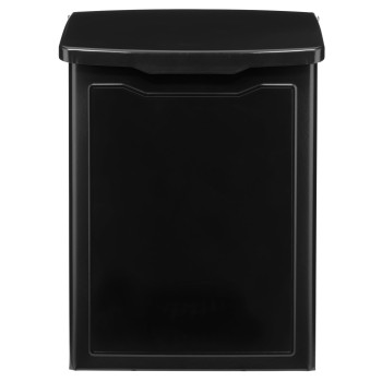 Architectural Mailboxes 2681B Black Marina Wall Mount Mailbox Small