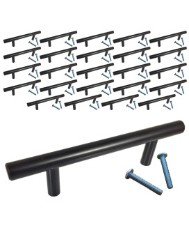 25 Pack L 5 Inch Cc 3 Inch Swiss Kelly Hardware Matte Black Kitchen Cabinet Handles Drawer Pulls