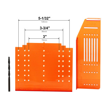 Rok Hardware Knob Handle Pull Drill Mounting Template For Cabinet Doors And Drawers