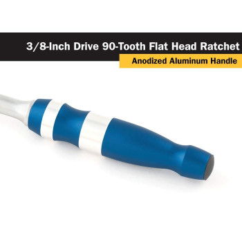 Titan 12161 38Inch Drive X 12Inch 90Tooth Flat Head Ratchet