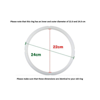 Gjs Gourmet Rubber Gasket Compatible With All 5 6 Quart Power Cooker Xl Ppc770 Ppc7701 Ppc771 Pro Wal1 Wal2 And Ybd60
