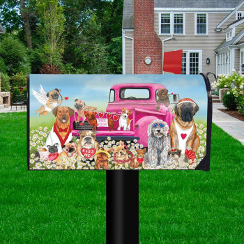 Dog Days Of Summer Mailbox Cover Beach Dog Humor Station Wagon Briarwood Lane