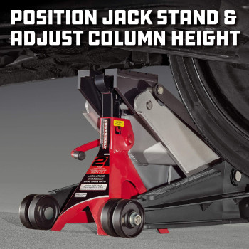 Powerbuilt 620516 2 Ton U 4000 Lbs Ujack Garage Jack