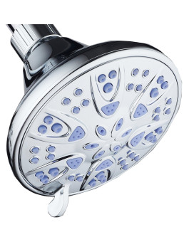 Aquadance 5503 Antimicrobial 6Setting Shower Head Soft Purple 4