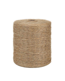 Tenn Well Natural Jute Twine 984 Feet 2Mm Jute Garden Twine Brown Twine String For Arts And Crafts Gardening Gift Wrapping