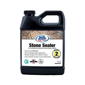 Rain Guard Water Sealers Sp6002 Stone Sealer Concentrate Makes 2 Gallons Clear Natural Finish Deep Penetrating Water Repell