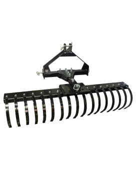 Motoallianceimpact Implements Cat0 Three Point Landscape Rake Heavy Duty 50 Width With Replaceable Spring Steel Tines For Cl