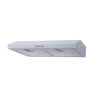 Winflo 30 In Convertible Under Cabinet Range Hood In White With Mesh Filters And Push Buttons