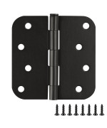 Design House 181610 58 Radius Steel Door Hinge Door Hardware Door Hinges Interior Doors 4X4 Oil Rubbed Bronze 3 Count