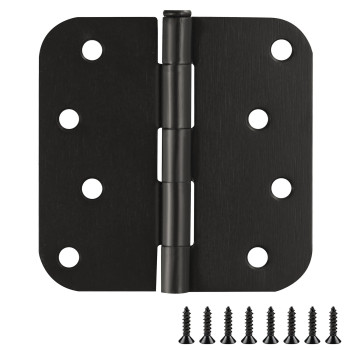 Design House 181610 58 Radius Steel Door Hinge Door Hardware Door Hinges Interior Doors 4X4 Oil Rubbed Bronze 3 Count