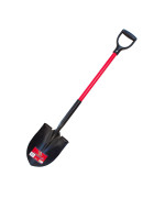 Bully Tools 62510 14 Ga Round Point Shovel Fiberglass Dgrip Handle