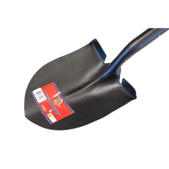 Bully Tools 62510 14 Ga Round Point Shovel Fiberglass Dgrip Handle