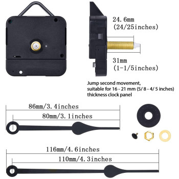 Mudder Long Shaft Movement 45 Inch Maximum Dial Thickness 115 Inch Total Wave Thickness