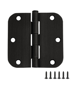 Design House 181438 Door Hinges For Interior Doors Radius Corner Steel Door Hinge Door Hardware 312Inch X 312Inch Oil Ru