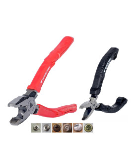 Vampliers 2Pc Screw Extractor Pliers Set Made In Japan 8 Linemans Pliers 5 Mini Pliers With Esd Safe Grip Stripped Scr