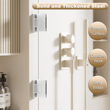 Alise Glass Shower Door Hinges 90 Degree Shower Door Hinges For Glass Doors Heavy Duty Stainless Steel Cabinet Hinges Wall To G