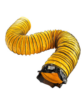 Mounto 25Ft Pvc Flexible Duct Hosing For Exhaust Fan 8Inch Wo Bag