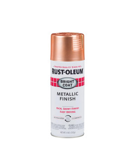 Rustoleum 314417 Stops Rust Bright Coat Metallic Spray Paint 11 Oz Copper