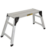 Metaltech Epwp7101Al Jobsite Series 31In Portable Work Platform Aluminum Step Stool For Adults And Portable Work Bench With