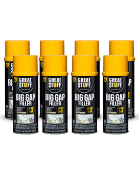 Great Stuff Big Gap Filler Insulating Foam Sealant 12 Oz Cream 8 Pack