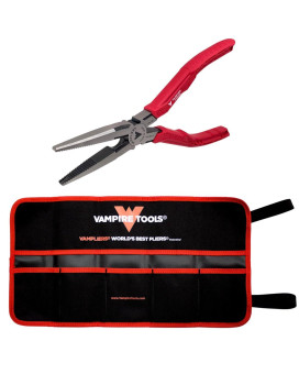 Vampliers 75 Screw Removal Long Nose Pliers Stripped Screw Extractor Needle Nose Pliers Tool Pouch Made In Japan Ideal F