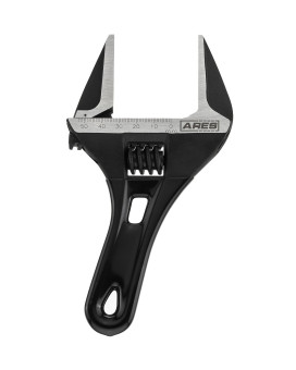 Ares 7030353Mm Stubby Adjustable Wrench Stubby Ultra Thin Design For Quick Access To Tight Spaces Mouth Is 30 Percent Deep