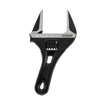 Ares 7030353Mm Stubby Adjustable Wrench Stubby Ultra Thin Design For Quick Access To Tight Spaces Mouth Is 30 Percent Deep