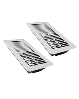 Rocky Mountain Goods 4 X 10 Floor Vents 2 Pack Heavy Duty Walkable Floor Register Premium Finish Easy Adjust Air Suppl